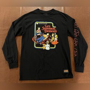 Steven Rhodes Let’s Summon Demons Long Sleeve Shirt - Size Medium